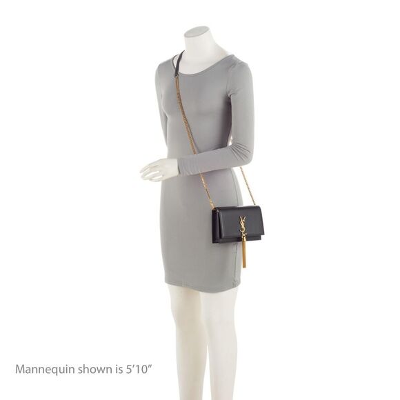 Saint Laurent Calfskin Monogram Kate Tassel Chain Wallet - Picture 6 of 10